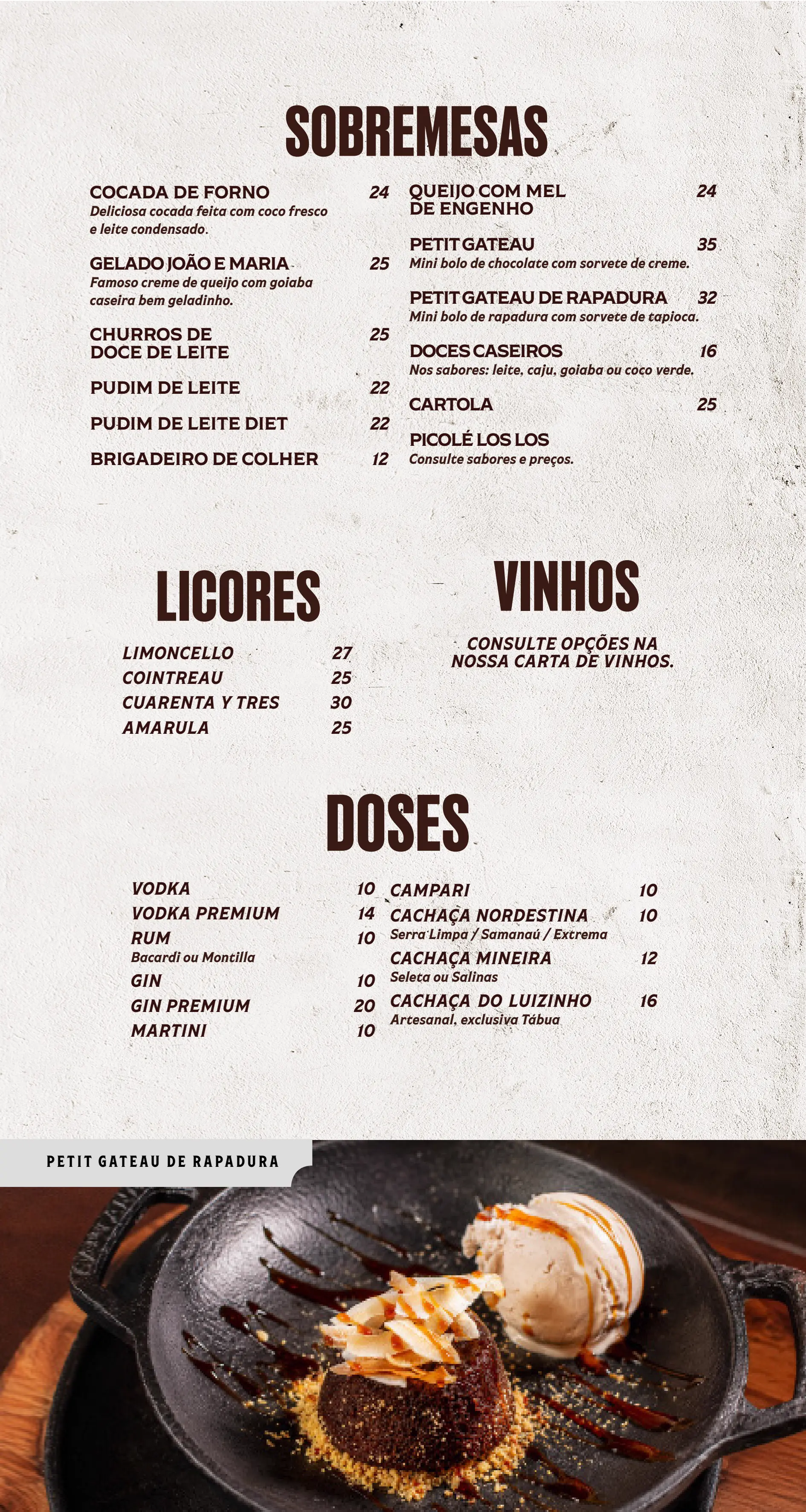 Cardápio Via Costeira